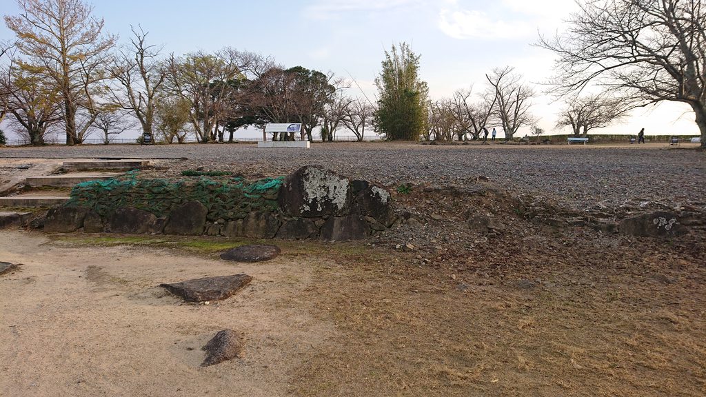 原城跡本丸の外桝形虎口址