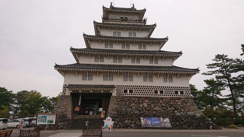 昭和の復興時に新設された島原城天守台